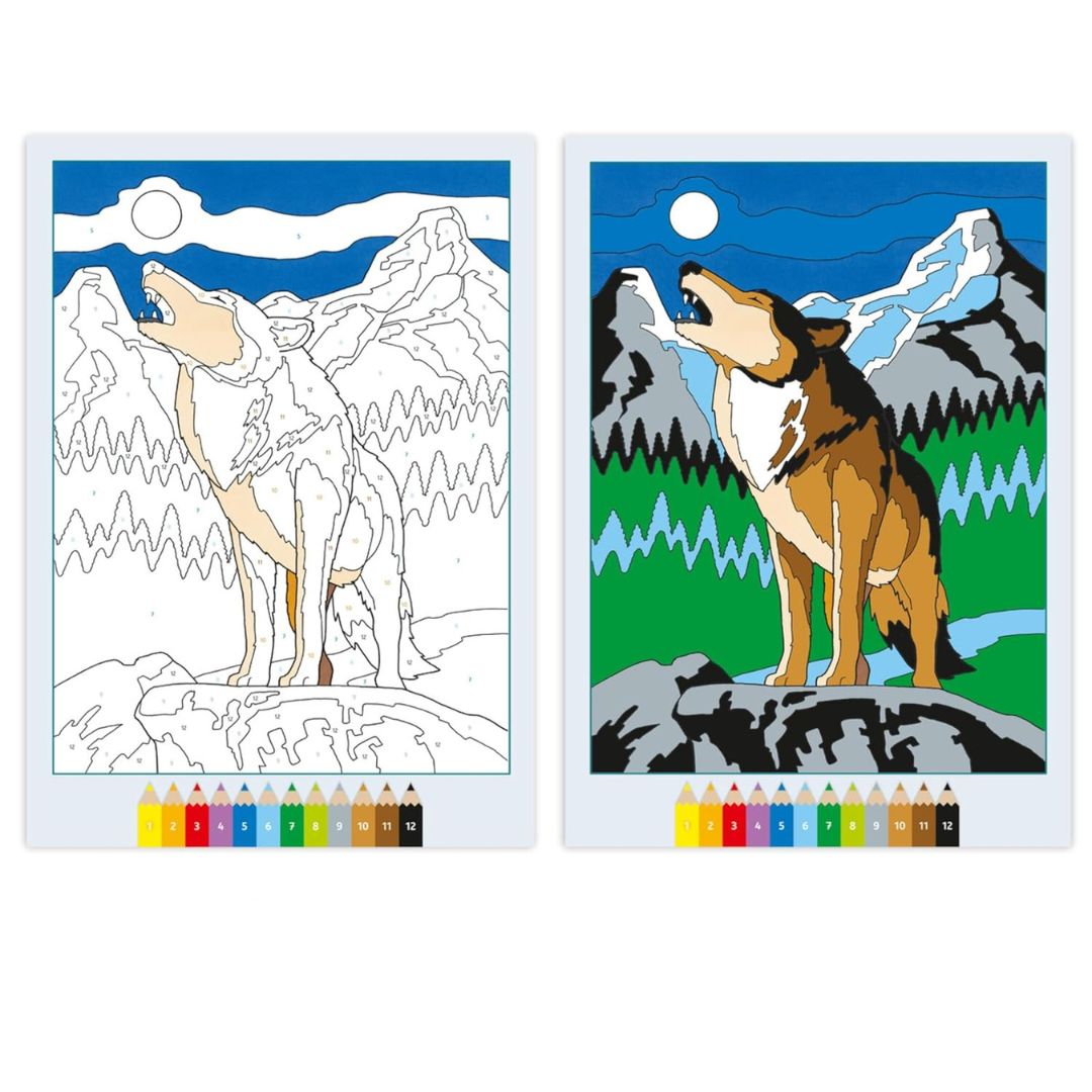 96008 Ravensburger: CreArt - Animali pericolosi - Libro da colorare