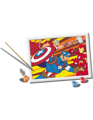 23039 Ravensburger: CreArt - Captain America - Serie D Licensed