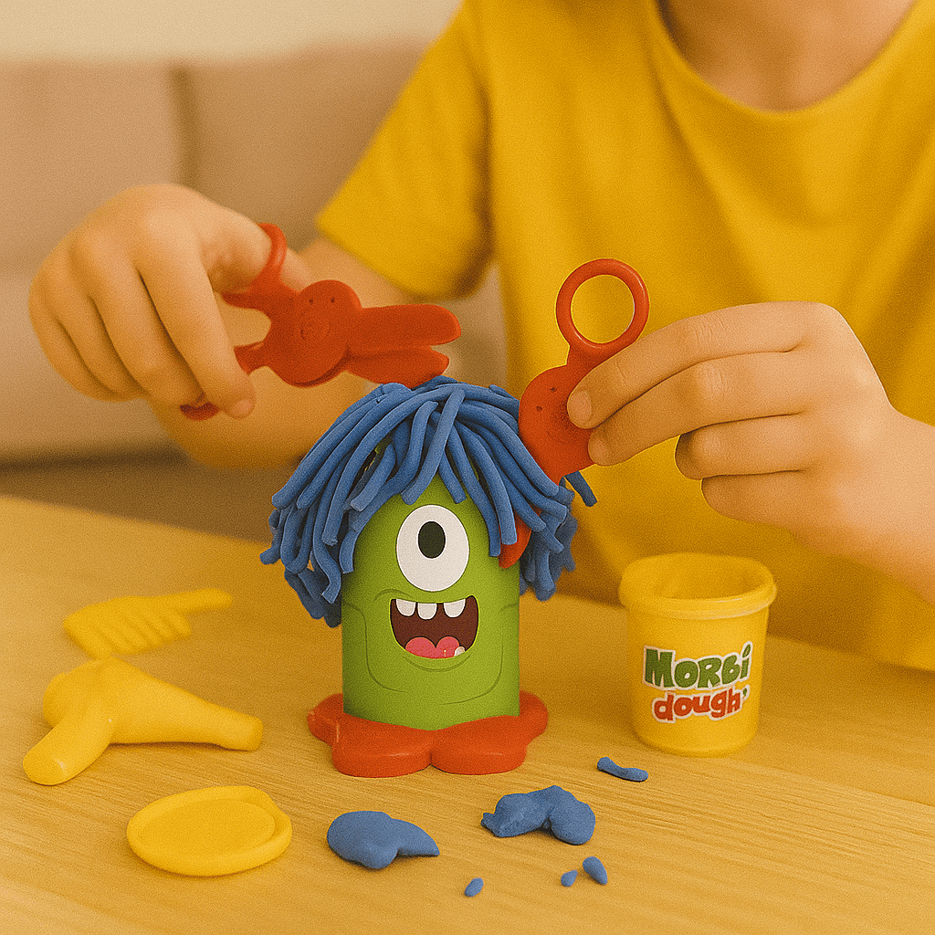 Globo 42638 Morbidough Set Cresci Capelli Pasta da Modellare+ Accessori assortit