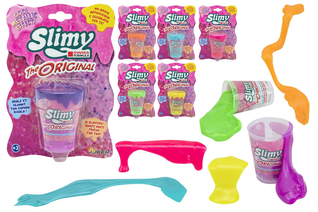 Globo 42244 Slimy Originale Metallizzato Globo 80g Slime Morbido colore casuale