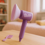 42535 Globo Phon Giocattolo  Stile Dyson con Accessori Set Parrucchiera Bambine