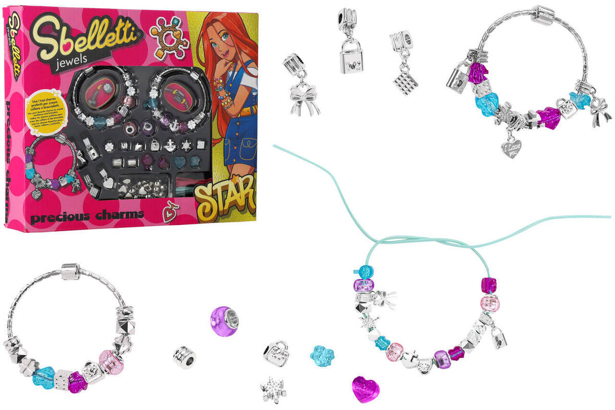 Globo 42529 Set Braccialetti con Charms Intercambiabili  2 Pezzi Colorati