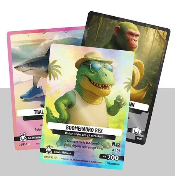 Skifidol Italian Brainrot  Trading Card Game  Busta da 7 Carte con 1 Speciale