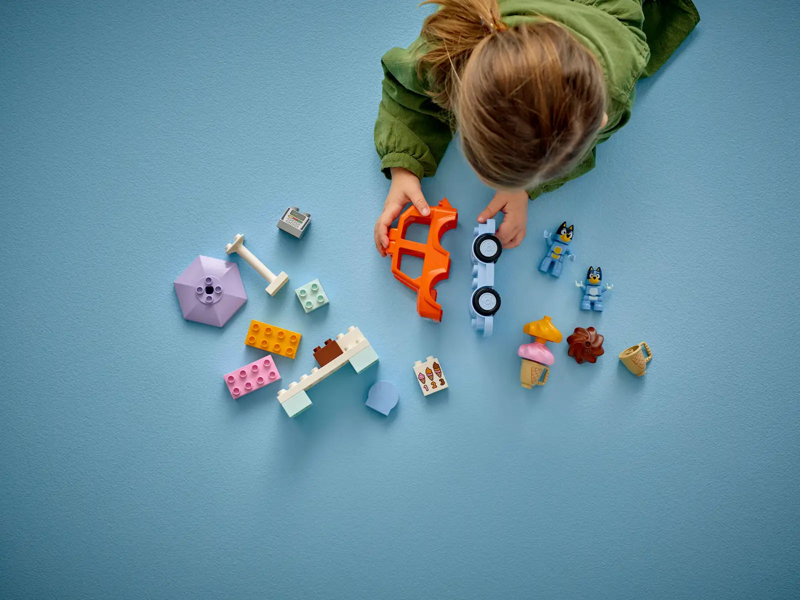 10458 Lego DUPLO Bluey Visita alla gelateria di Bluey