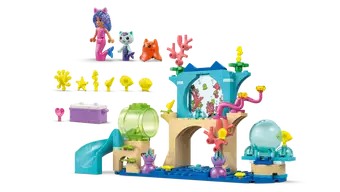 11204 Lego Gabby's Dollhouse Avventura nell’acquario di Gabby sirena