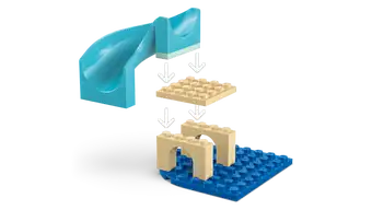 11204 Lego Gabby's Dollhouse Avventura nell’acquario di Gabby sirena