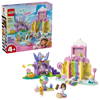 11205 Lego Gabby's Dollhouse Dolce montagna e Giardino di Gattina Fatina