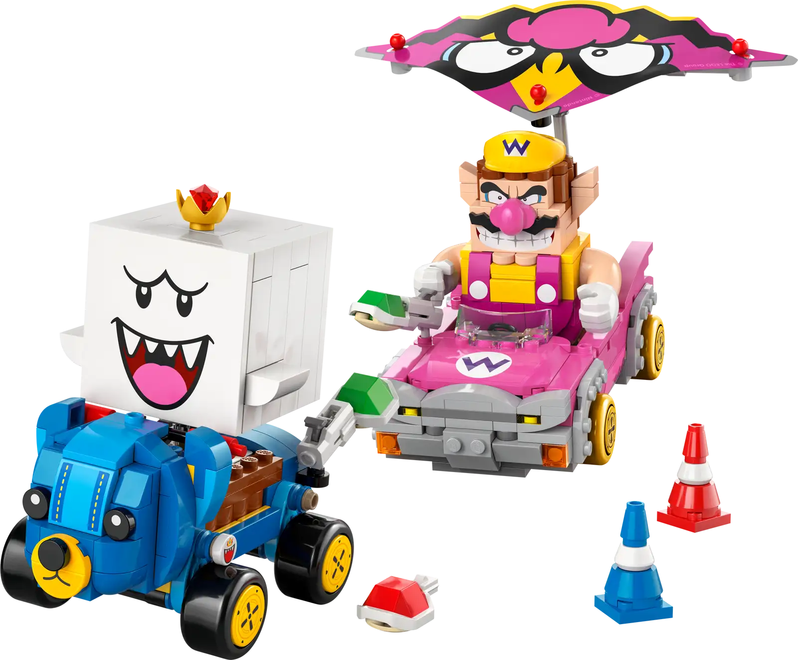 72038 Lego Super Mario Mario Kart™  Wario e Re Boo