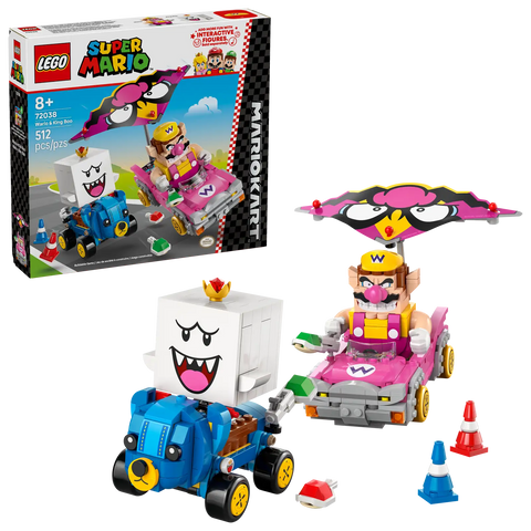 72038 Lego Super Mario Mario Kart™  Wario e Re Boo