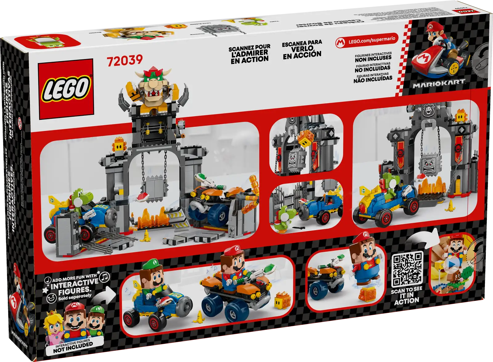 72039 Lego Super Mario Mario Kart™  Castello di Bowser