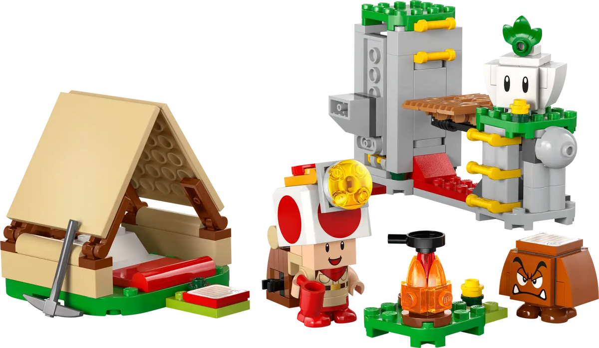 72040 Lego Super Mario In campeggio con Capitan Toad