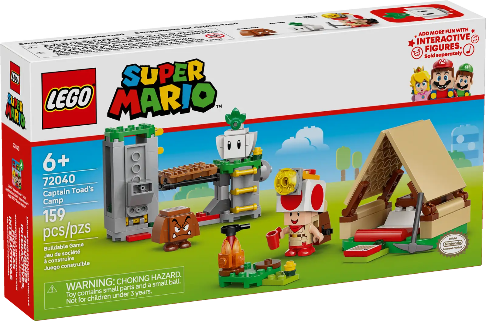 72040 Lego Super Mario In campeggio con Capitan Toad