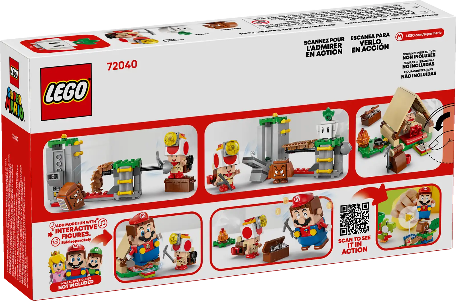 72040 Lego Super Mario In campeggio con Capitan Toad