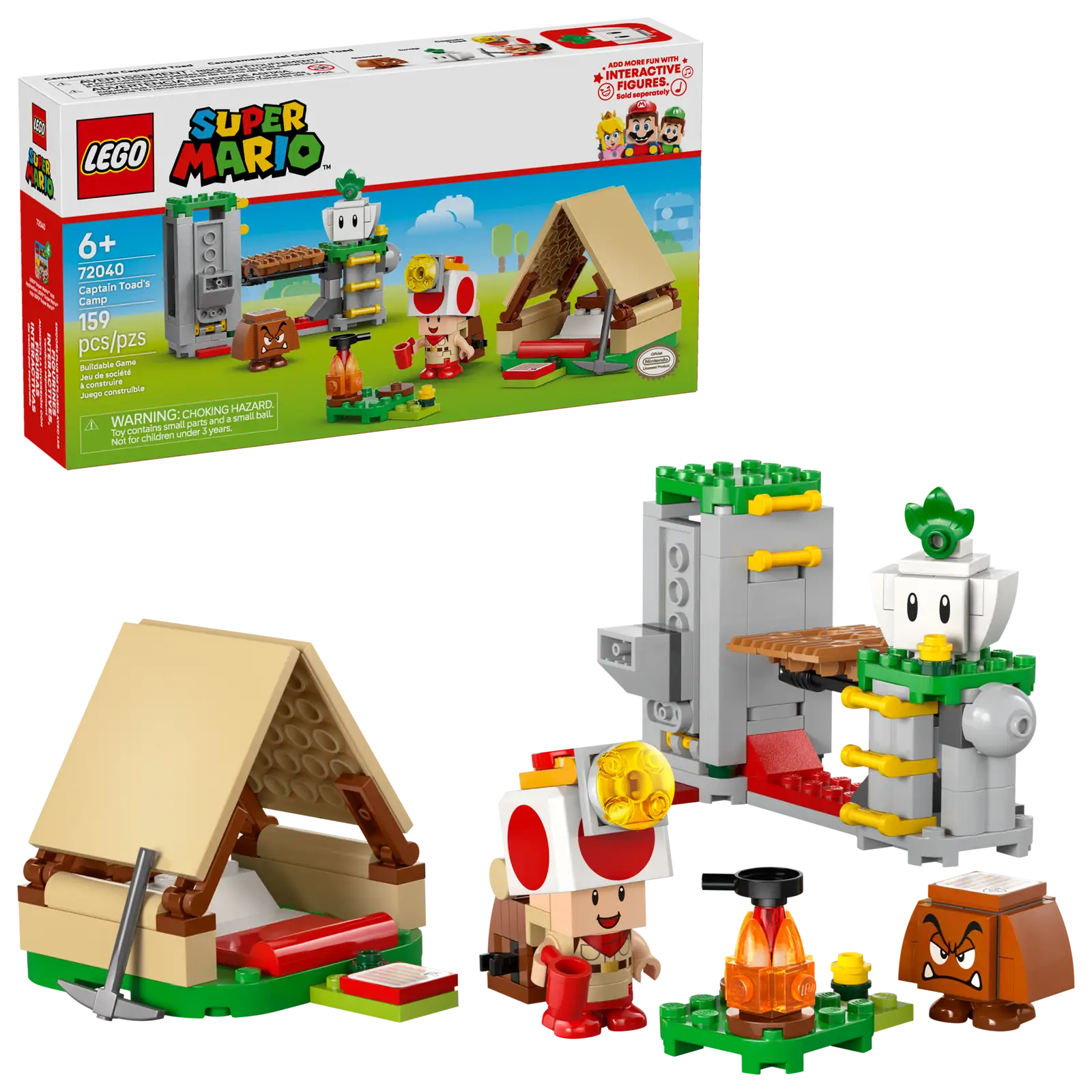 72040 Lego Super Mario In campeggio con Capitan Toad