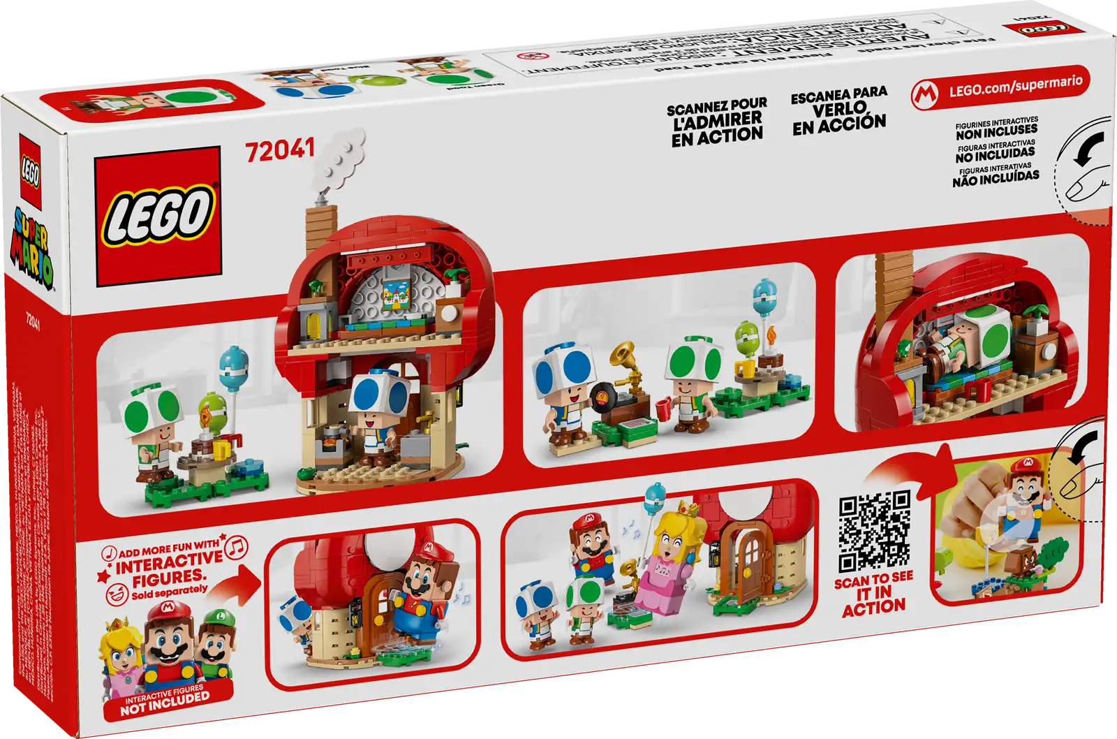 72041 Lego Super Mario Festa a casa di Toad