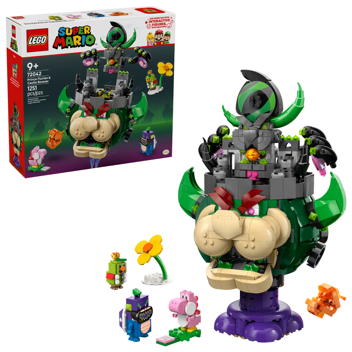 72042 Lego Super Mario Principe Florian e Bowser castello