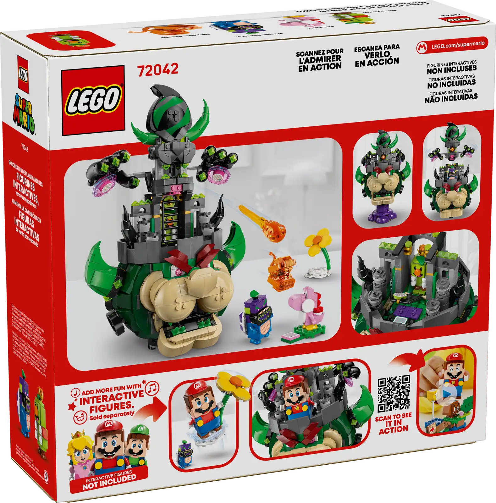 72042 Lego Super Mario Principe Florian e Bowser castello