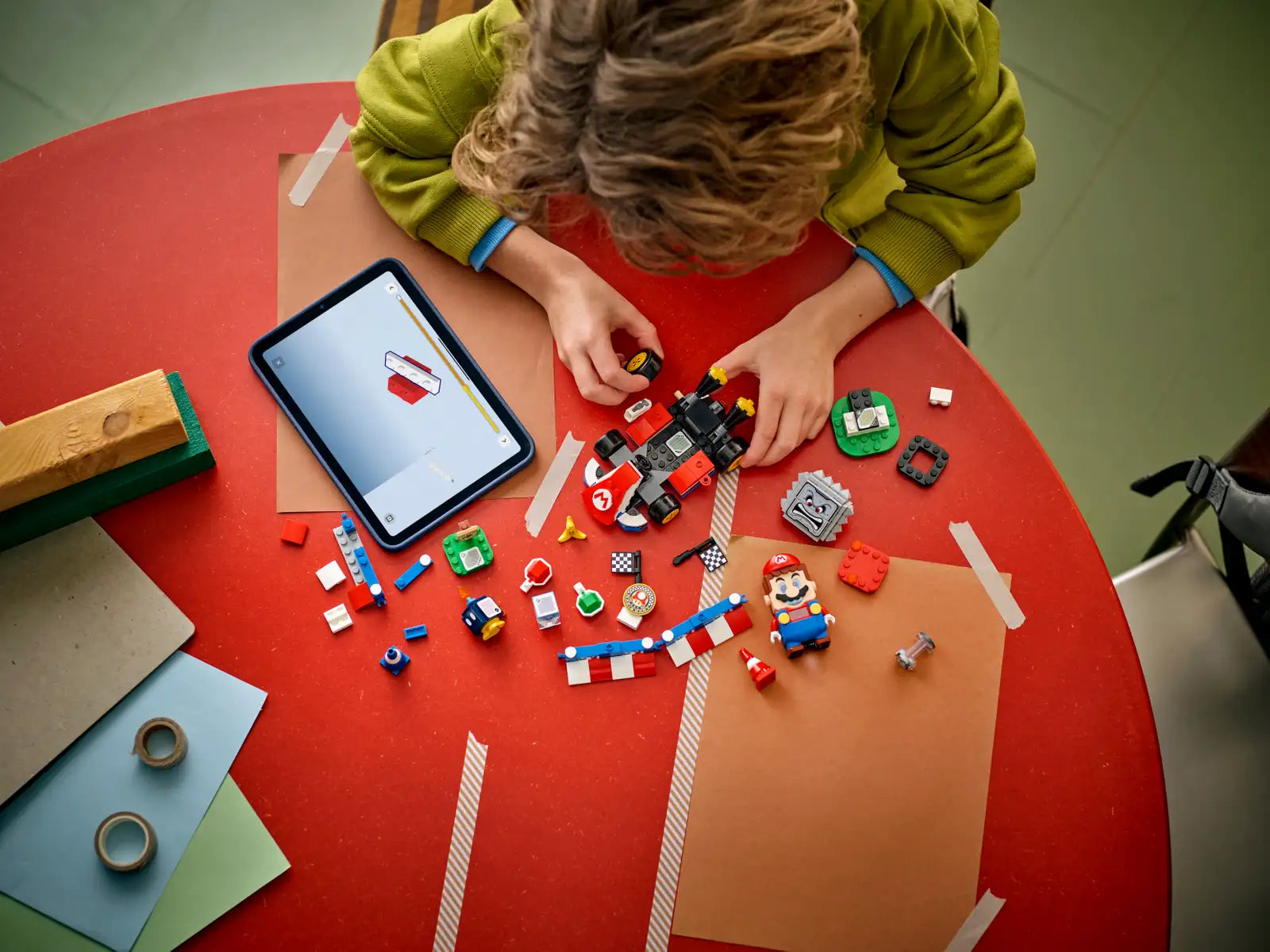 72043 Lego Super Mario Mario Kart™  LEGO® Mario™ interattivo e Kart sta