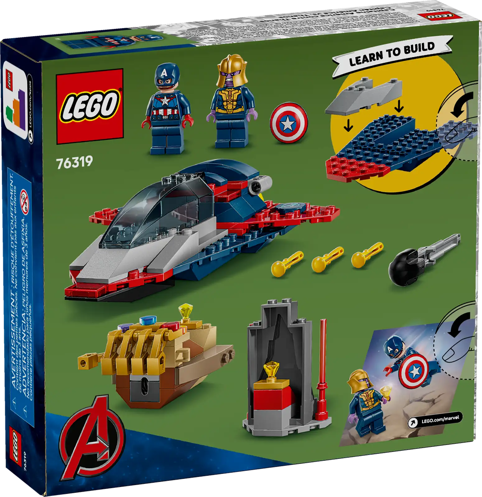 76319 Lego Super Heroes Marvel Captain America contro Thanos