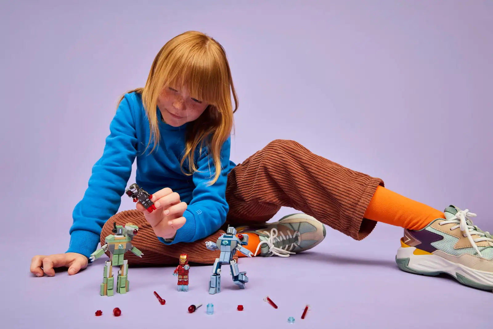 76320 Lego Super Heroes Marvel Iron Man e War Machine contro i droni di Hammer