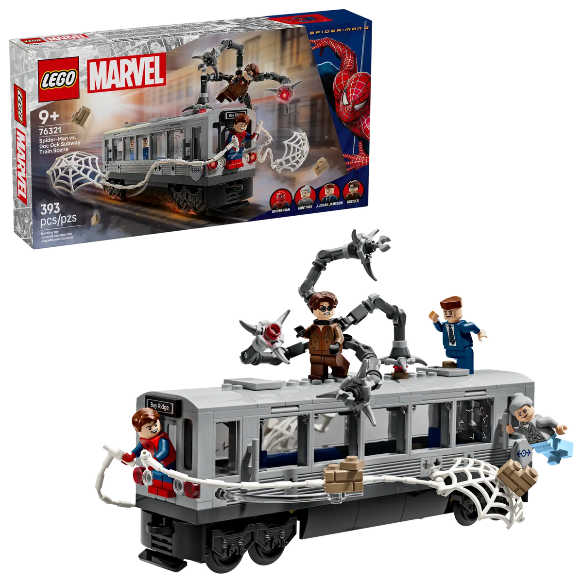 76321 Lego Super Heroes Marvel Spider-Man contro Doc Ock: duello sul treno