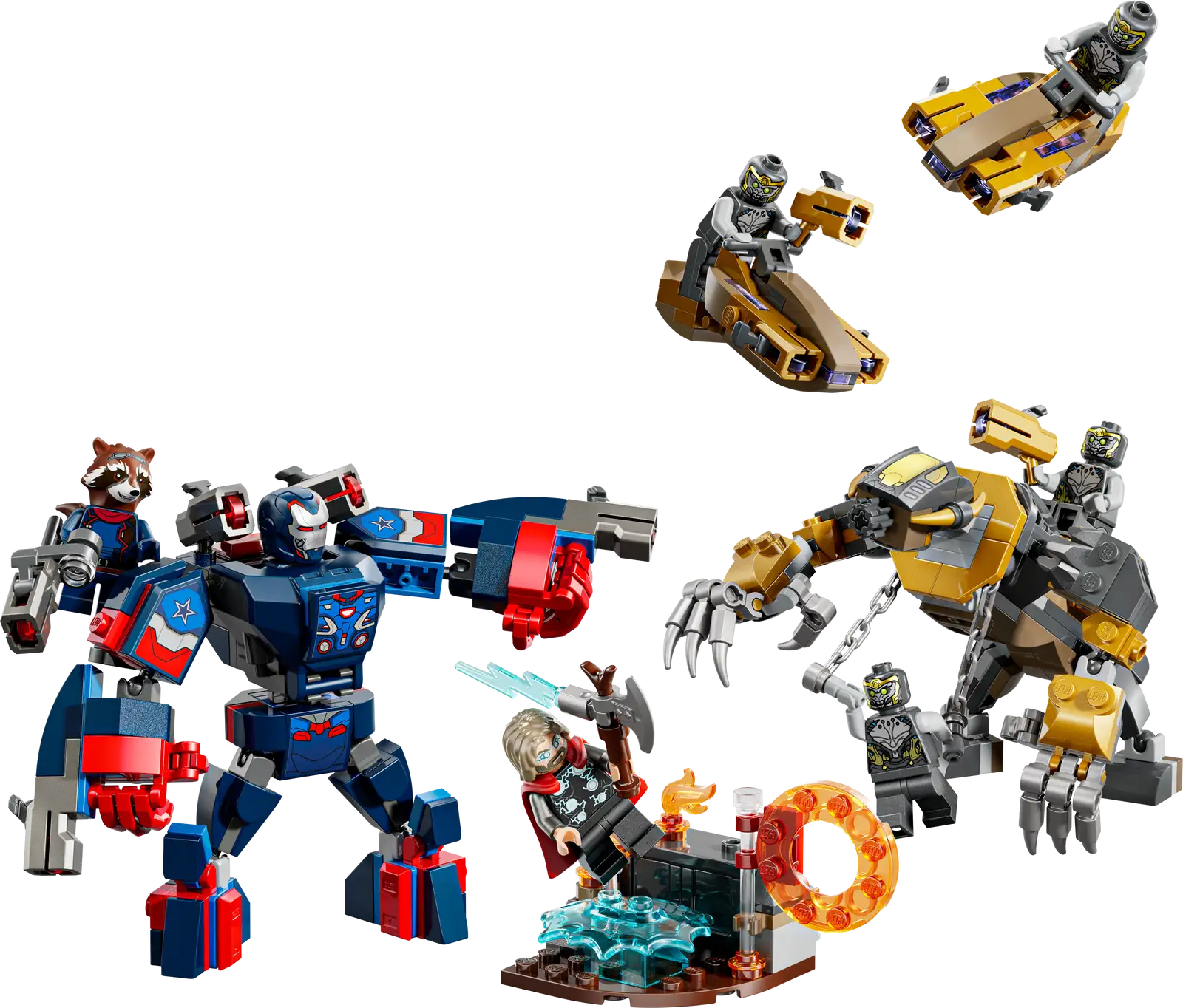 76322 Lego Super Heroes Marvel Avengers: Endgame Thor contro Chitauri