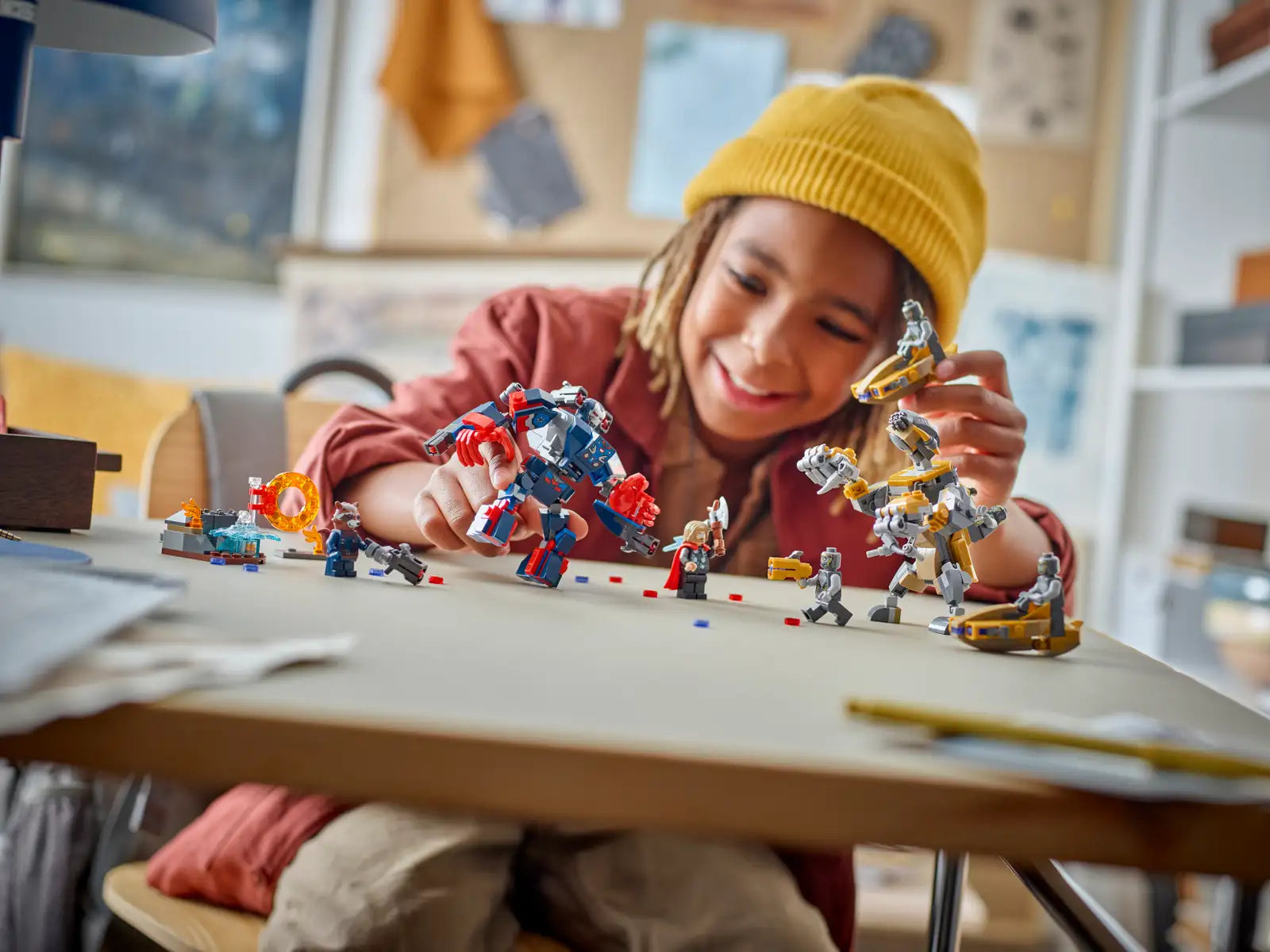 76322 Lego Super Heroes Marvel Avengers: Endgame Thor contro Chitauri