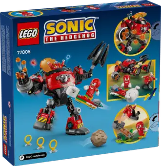 77005 Lego Sonic Knuckles vs. il Mech Egg Crusher del Dr. Eggman