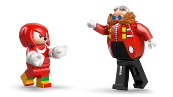 77005 Lego Sonic Knuckles vs. il Mech Egg Crusher del Dr. Eggman