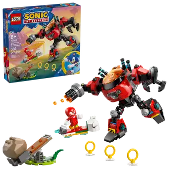 77005 Lego Sonic Knuckles vs. il Mech Egg Crusher del Dr. Eggman