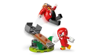 77005 Lego Sonic Knuckles vs. il Mech Egg Crusher del Dr. Eggman