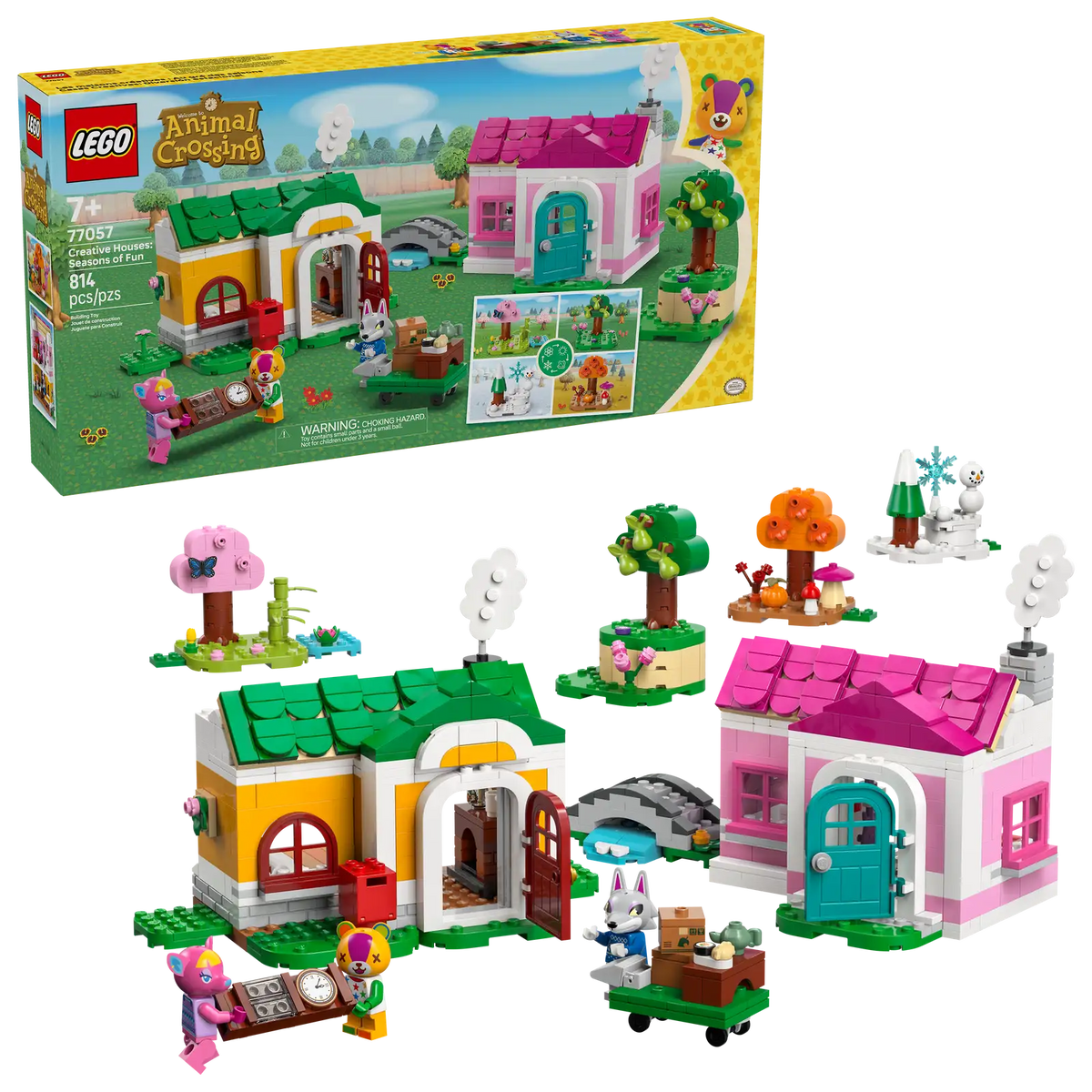 77057 Lego Animal Crossing Case creative: le quattro stagioni