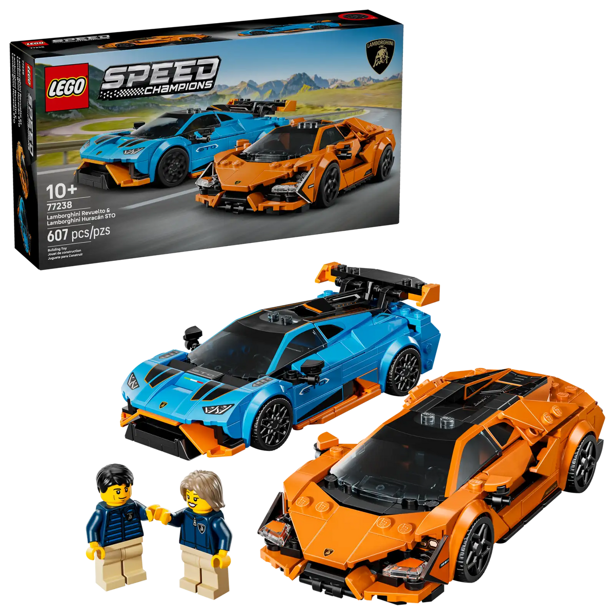 77238 Lego Speed Champions Lamborghini Revuelto e Huracn STO