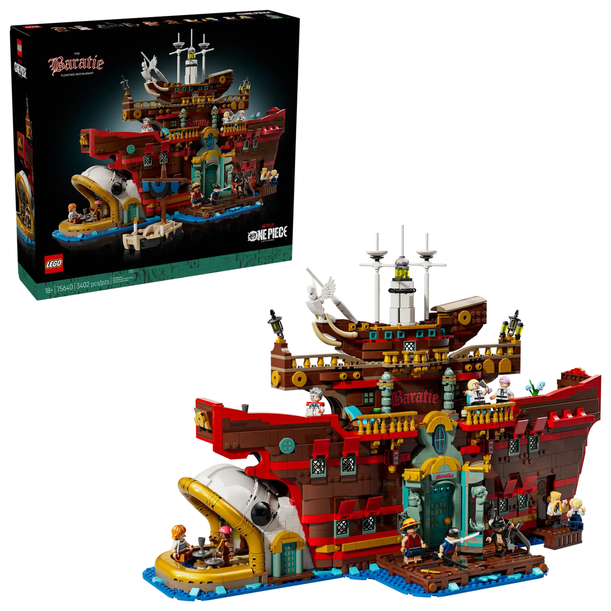 75640 LEGO ONE PIECE 75640 Baratie, il ristorante galleggiante