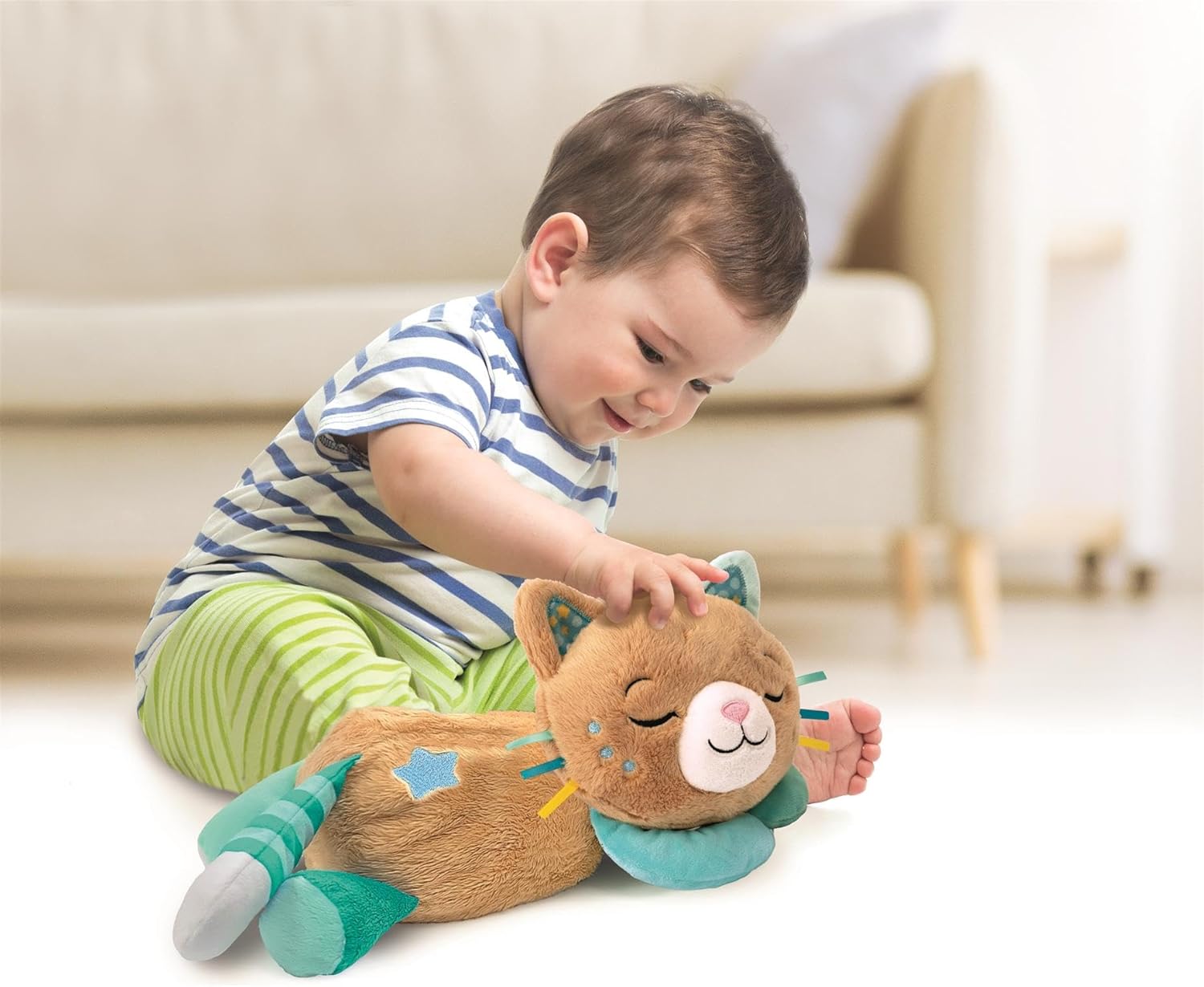 17592.5 Clementoni Morfeo Gattino Relax  Gatto Interattivo con Suoni Rilassanti