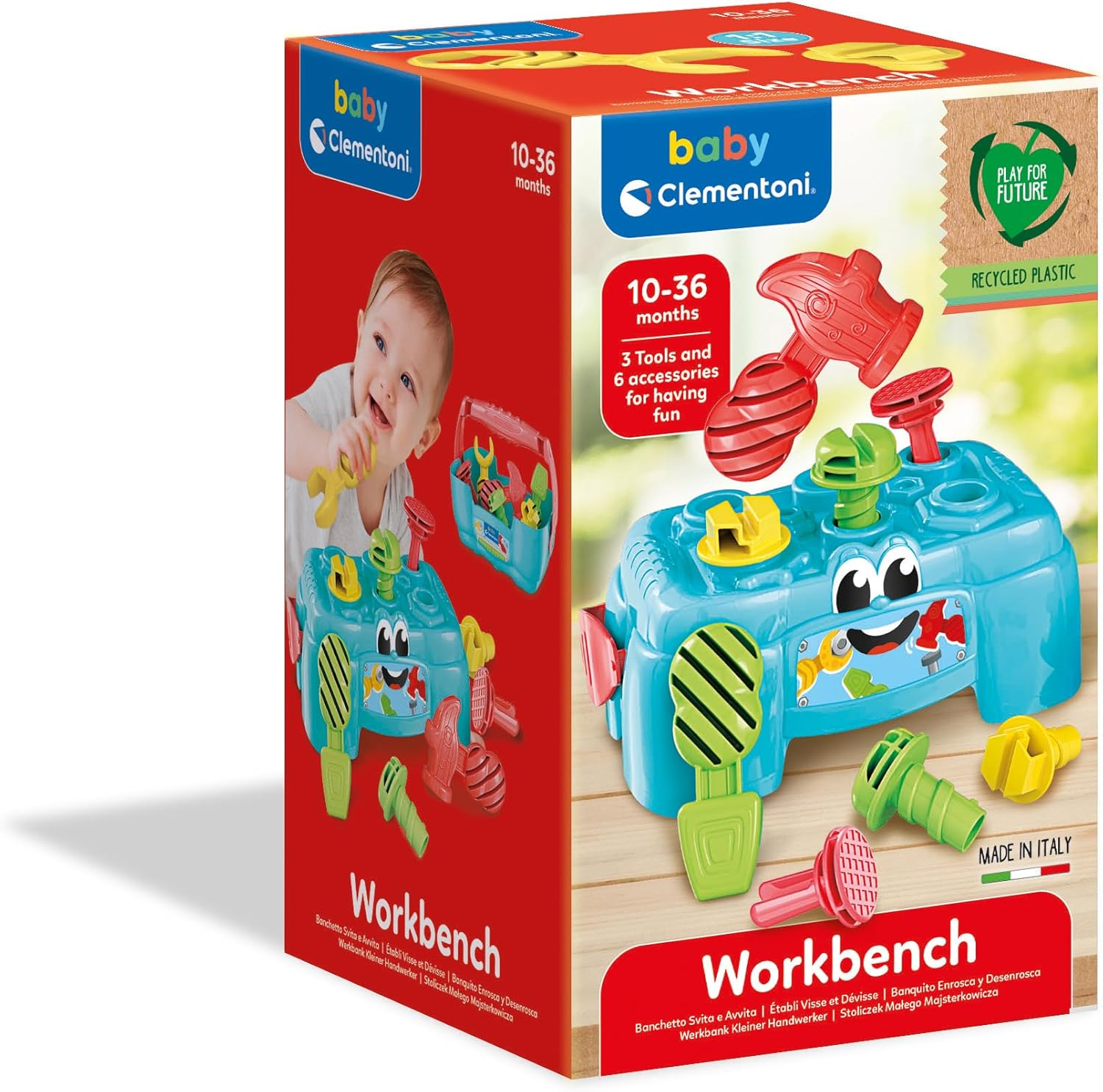 17042.5 Clementoni BANCHETTO SVITA & AVVITA  Gioco Educativo