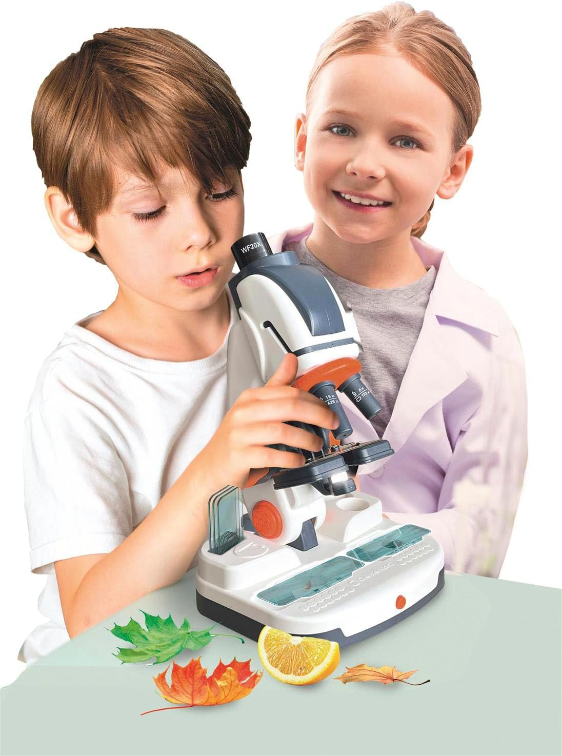 Clementoni Microscopio Smart AI 2in1 con Telecamera Wi-Fi | Microscopio Digitale