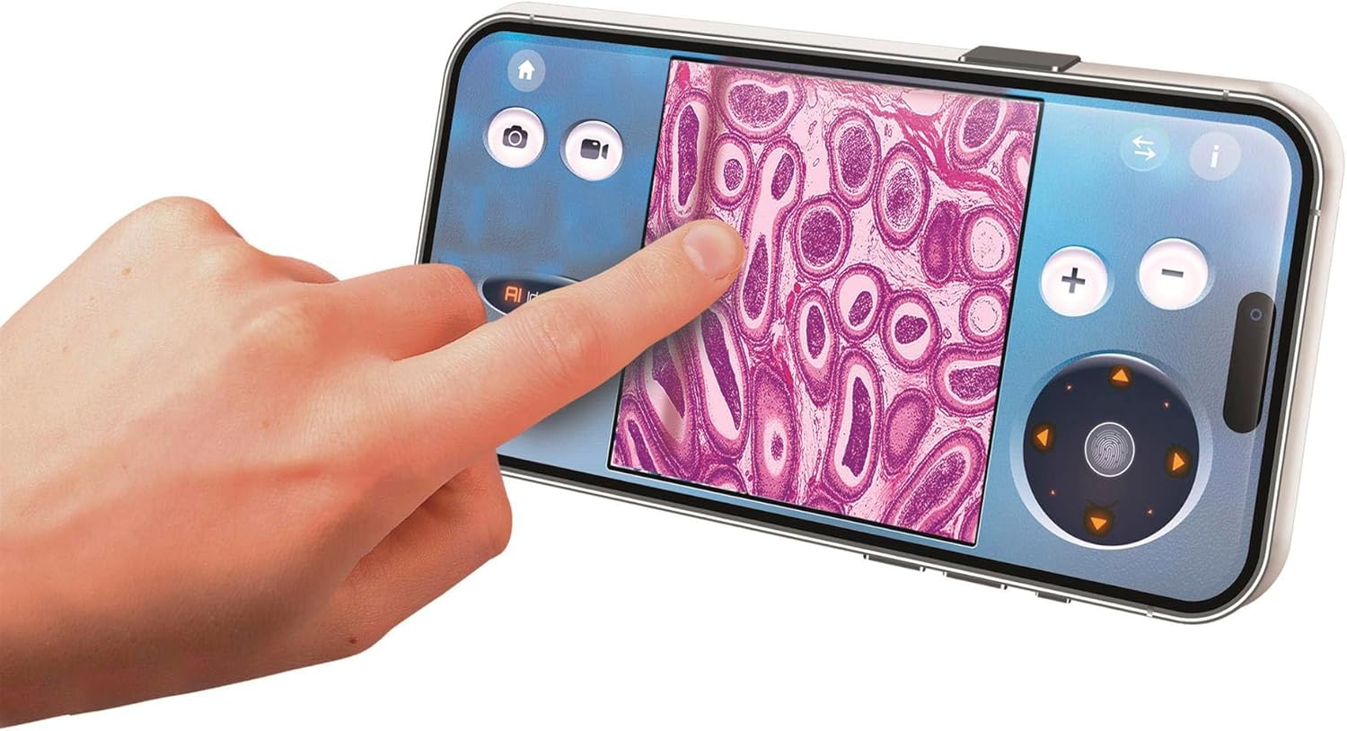 Clementoni Microscopio Smart AI 2in1 con Telecamera Wi-Fi | Microscopio Digitale