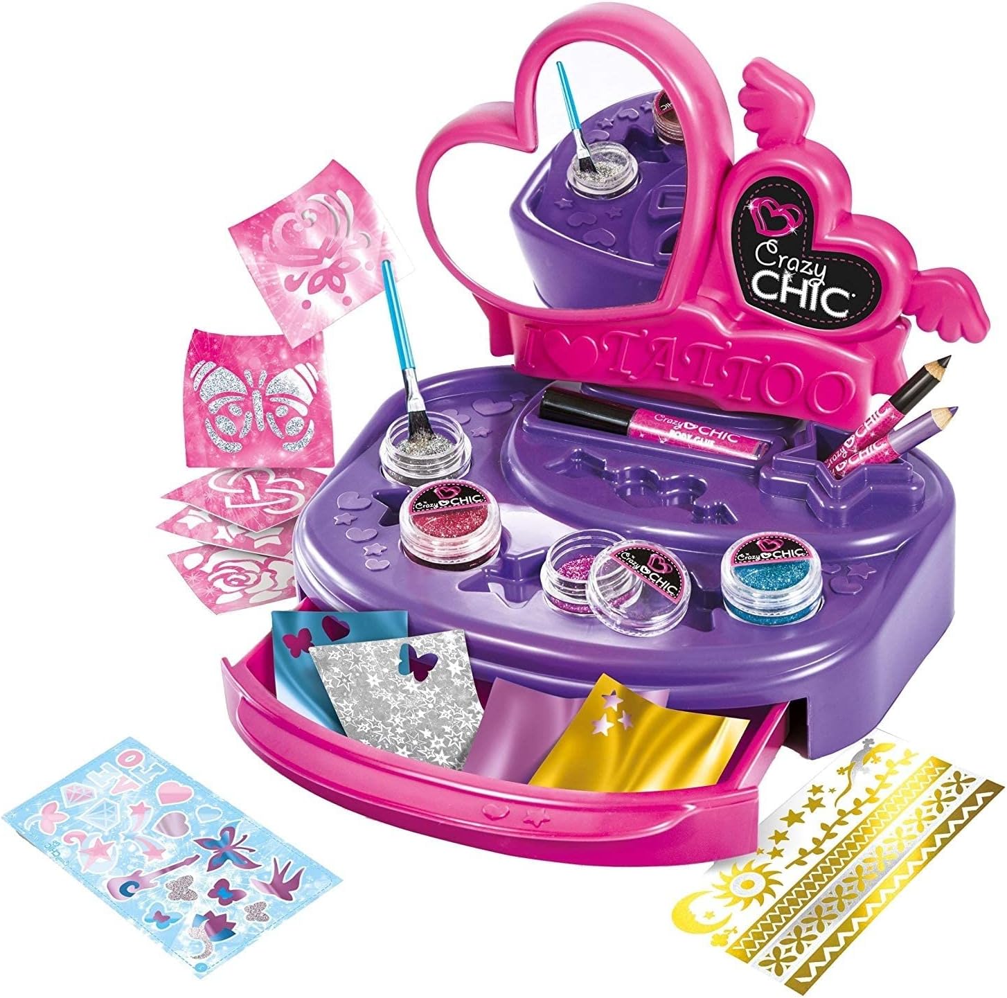 18260.2 Clementoni My Tattoo Lab  Laboratorio Tatuaggi per Bambini