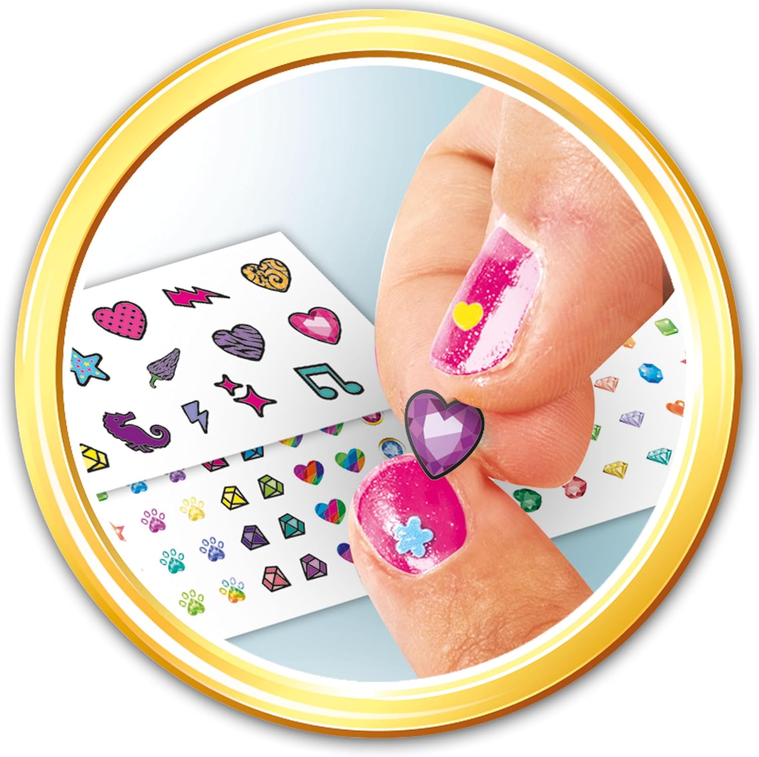 18730.0 lementoni Crazy Chic  smalto Nail Art Studio, Kit Unghie Creativo