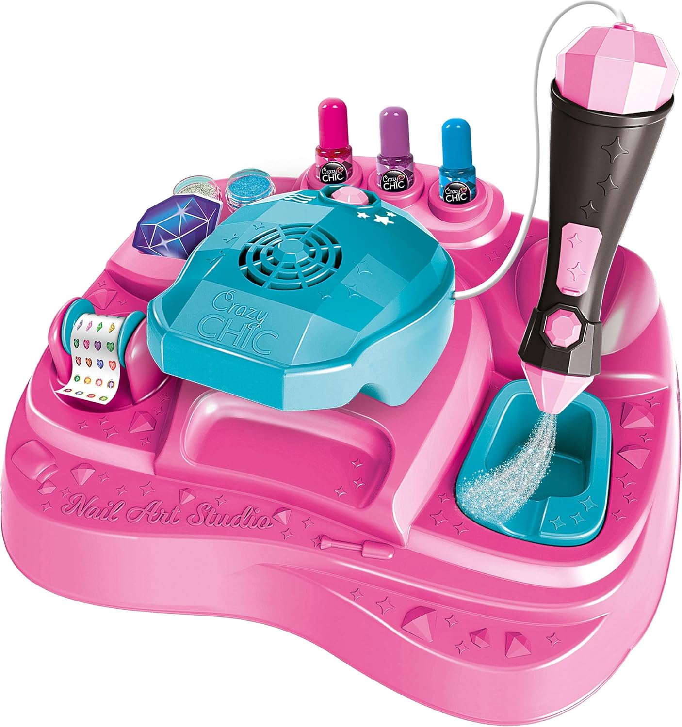 18730.0 lementoni Crazy Chic  smalto Nail Art Studio, Kit Unghie Creativo