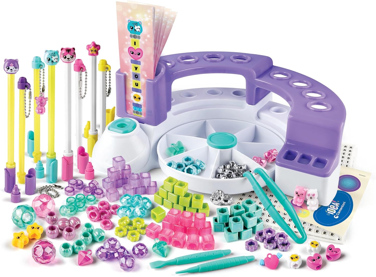 Clementoni  Il Laboratorio delle Penne Message | Set Creativo Bambine 6+ Anni