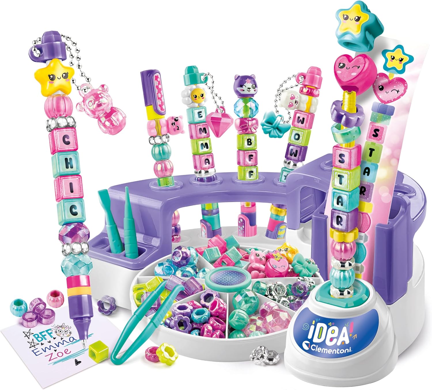 Clementoni  Il Laboratorio delle Penne Message | Set Creativo Bambine 6+ Anni