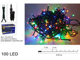 2S M-IP44 Minilucciole LED 100 Luci Multicolor per Esterno, Natale e Decorazioni