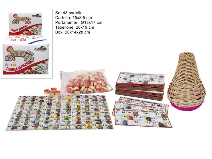TOMBOLA NAPOLETANA gioco tavolo