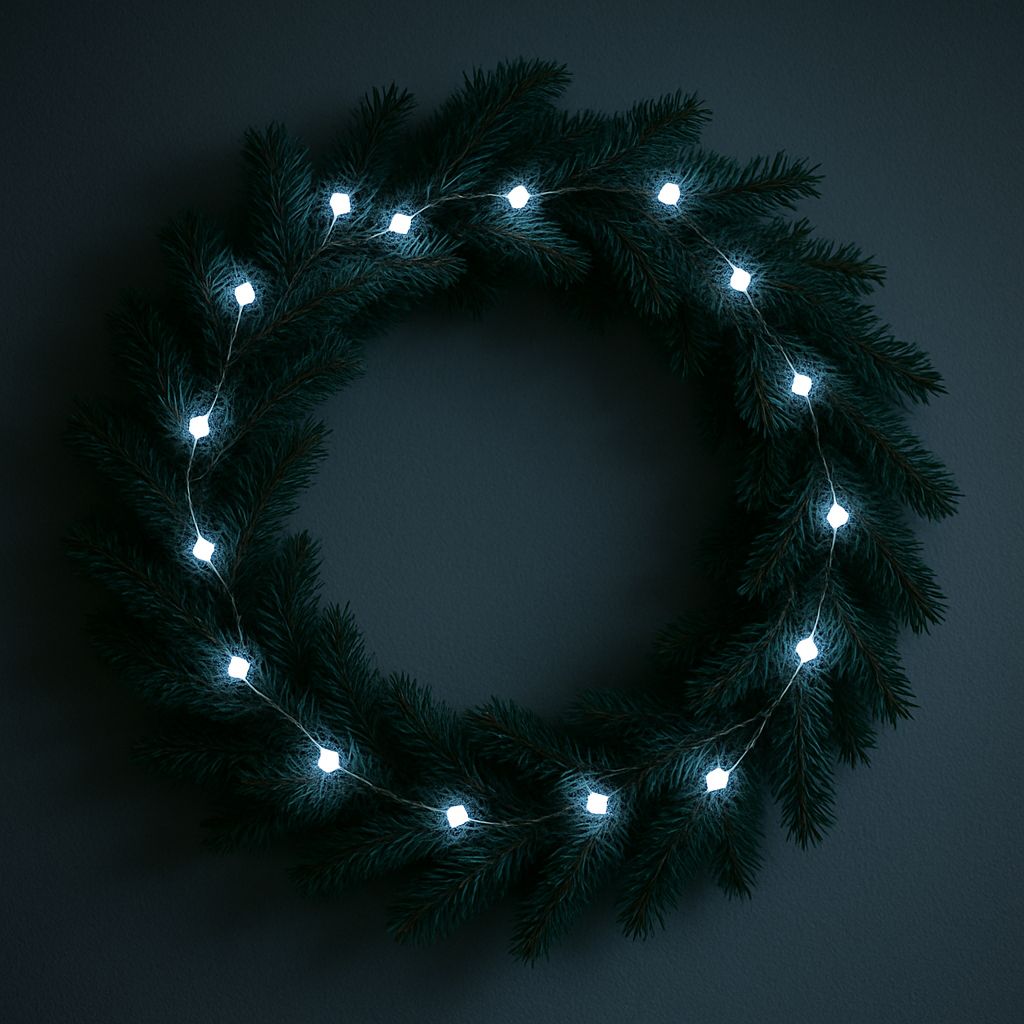 Filo 10 MicroLED Bianco a Batteria  Decorazione Luminosa DD20210001