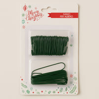Ganci per Albero Natale 150 pz Verdi  3,8 cm e 6,3 cm  JM-14150G