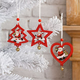 APPENDINO LEGNO C/CAMPANELL.SET 3PZASS.ROSSO (HT-13A0073Ared)SHY-W8575