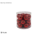PALLE 4CM 21PZ IN BOX PVC ROSSO 3A21E03/R