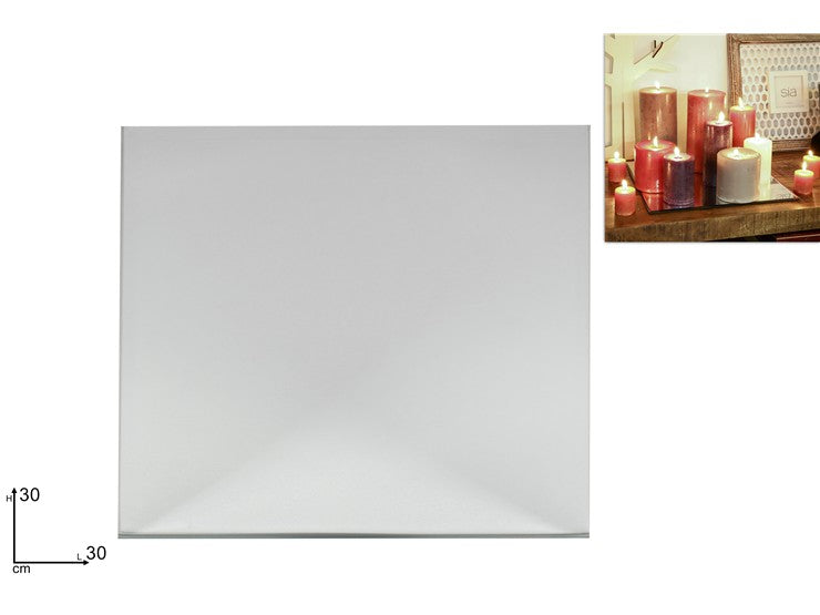 SPECCHIO PER DECORAZIONE QUADRATO 30CM YQM2522-7(1)